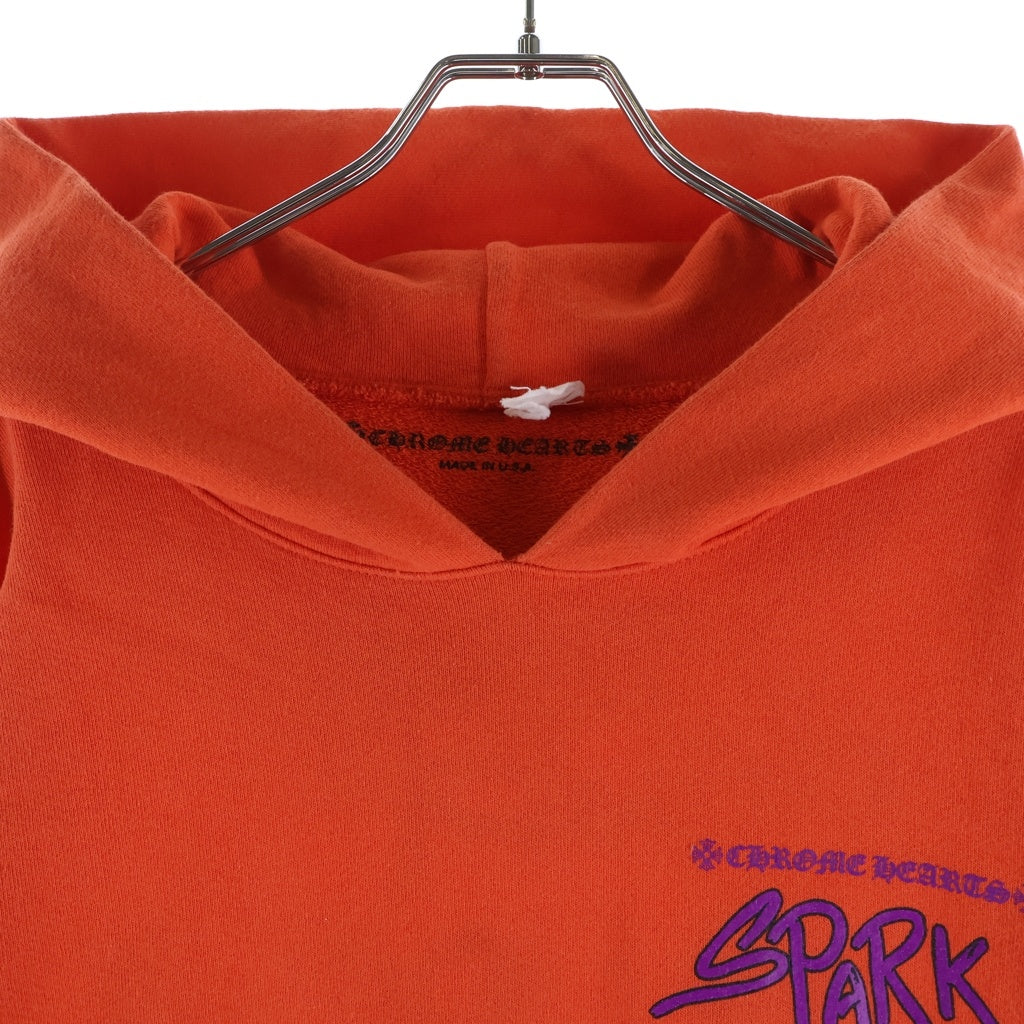 CHROME HEARTS(クロムハーツ) ×MATTY BOY PPO SPARK THE HEART HD PLVR ×マッティボーイ スパーク プルオーバーパーカー レッド