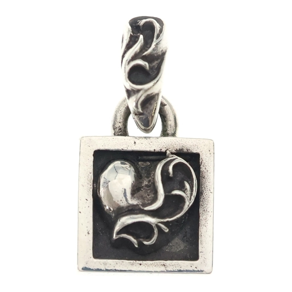 CHROME HEARTS(クロムハーツ) FRAMED HEART フレームドハート チャーム ペンダントトップ シルバー BCA273