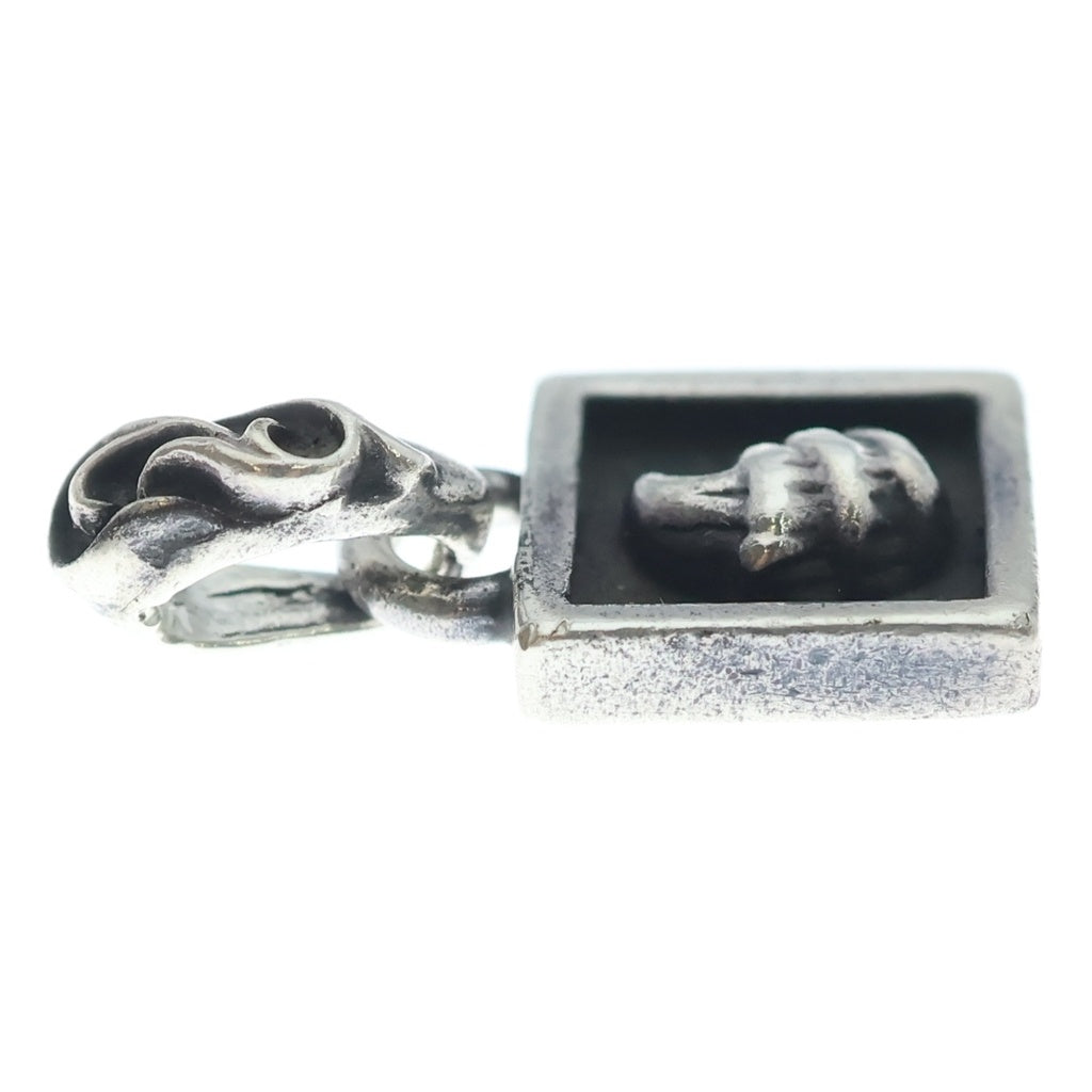 CHROME HEARTS(クロムハーツ) FRAMED CROW フレームドクロウ チャーム ペンダントトップ シルバー BCA272