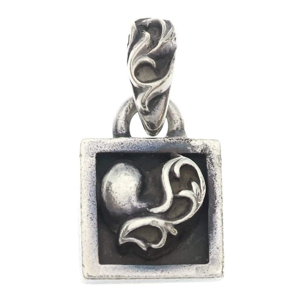 CHROME HEARTS(クロムハーツ) FRAMED HEART フレームドハート チャーム ペンダントトップ シルバー BCA273