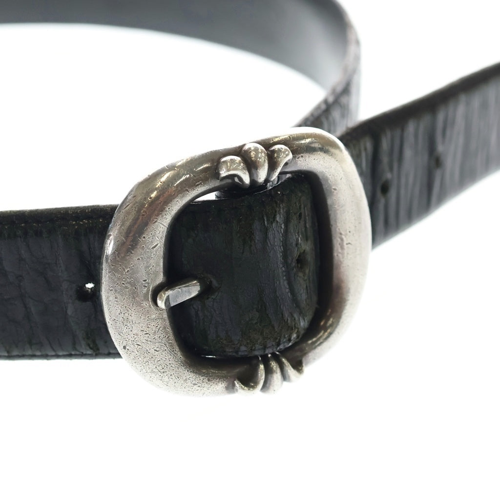CHROME HEARTS(クロムハーツ) BLT GUNSLINGER1.5 ガンスリンガーバックル レザーベルト シルバー BCA356