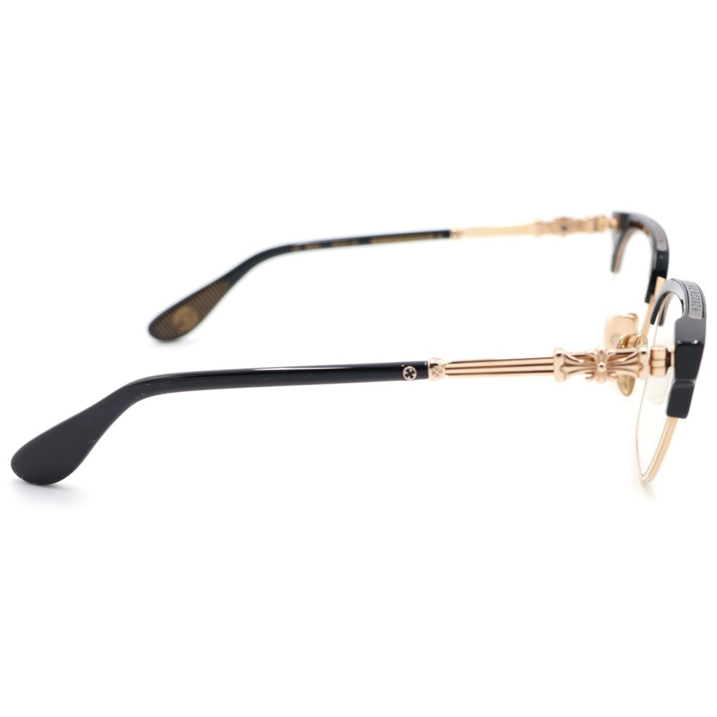 CHROME HEARTS(クロムハーツ) BONENNOISSEUR ボーネノワスール メガネ 眼鏡 アイウェア テンプルCHクロス ブラック