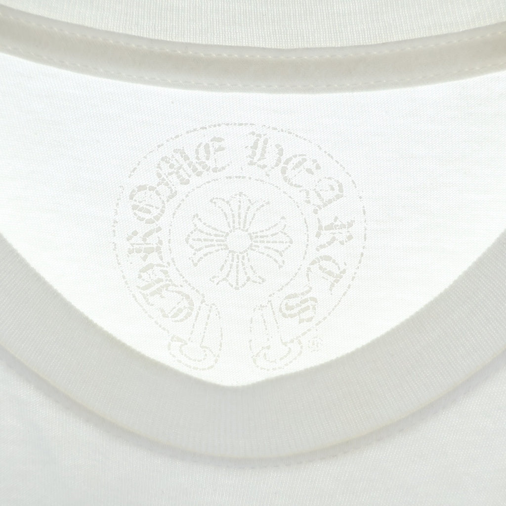 CHROME HEARTS(クロムハーツ) HORSESHOE S/S TEE ホースシュープリント ポケット半袖Tシャツ カットソー ホワイト