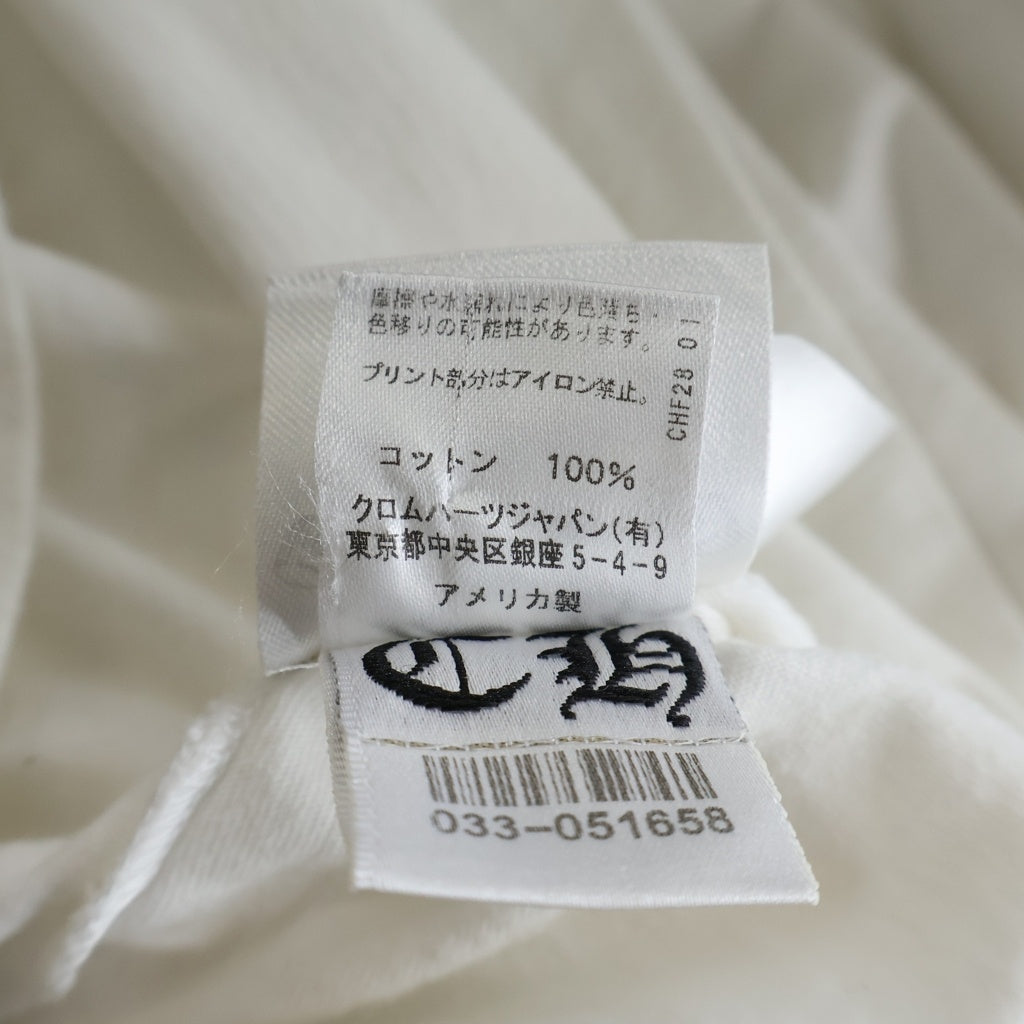 CHROME HEARTS(クロムハーツ) HORSESHOE S/S TEE ホースシュープリント ポケット半袖Tシャツ カットソー ホワイト