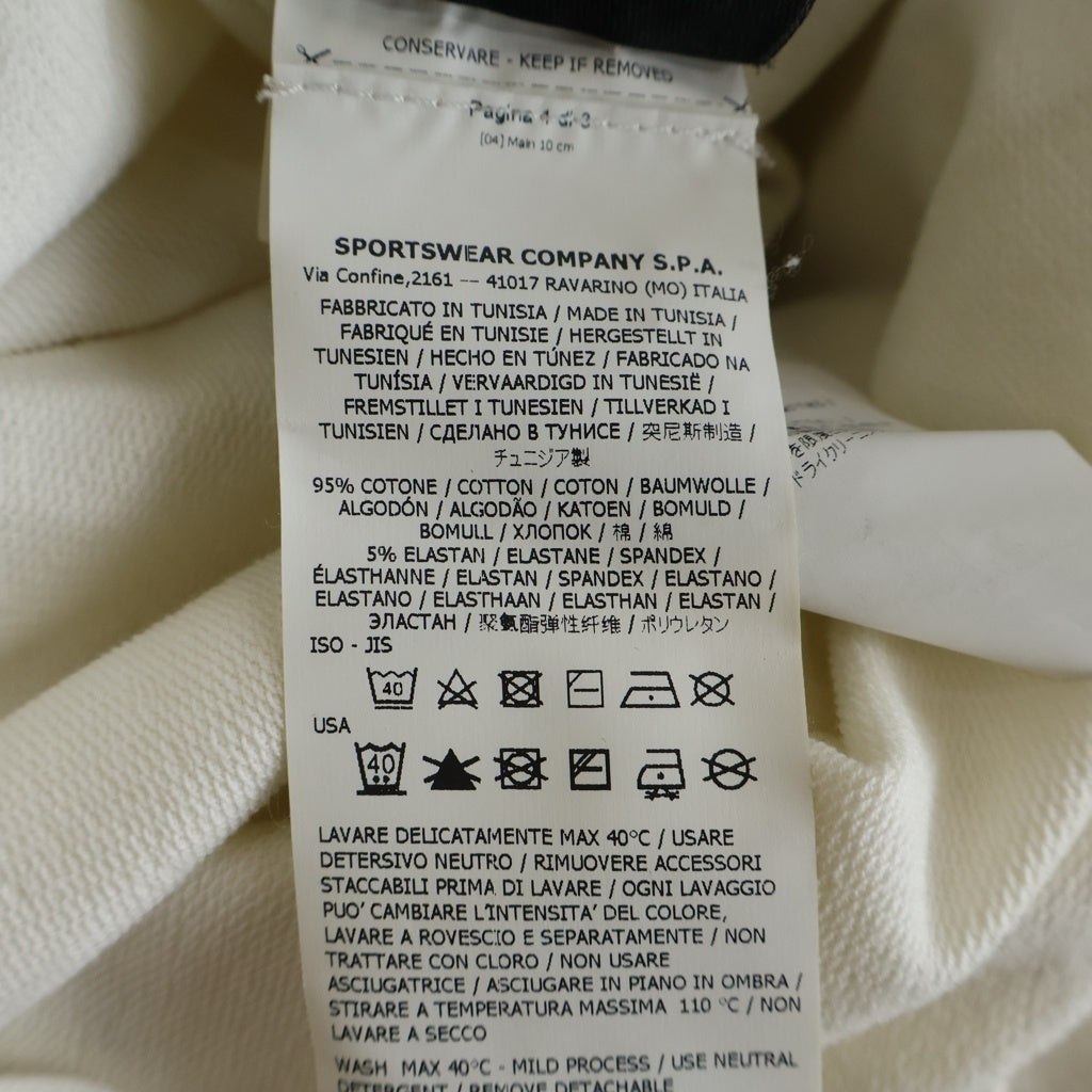 STONE ISLAND(ストーンアイランド) 20SS GHOST PIECE CREW SWEAT ゴーストピース ワッペンロゴ クルーネック スウェット トレーナー ホワイト