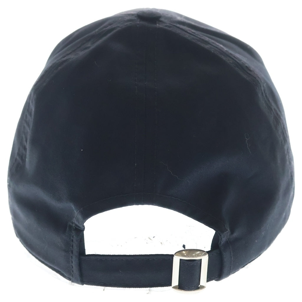 CELINE(セリーヌ) EMBROIDERED LOGO BASEBALL CAP ロゴ刺繍 ベースボールキャップ 帽子 ブラック 2AUS9969P.38NO