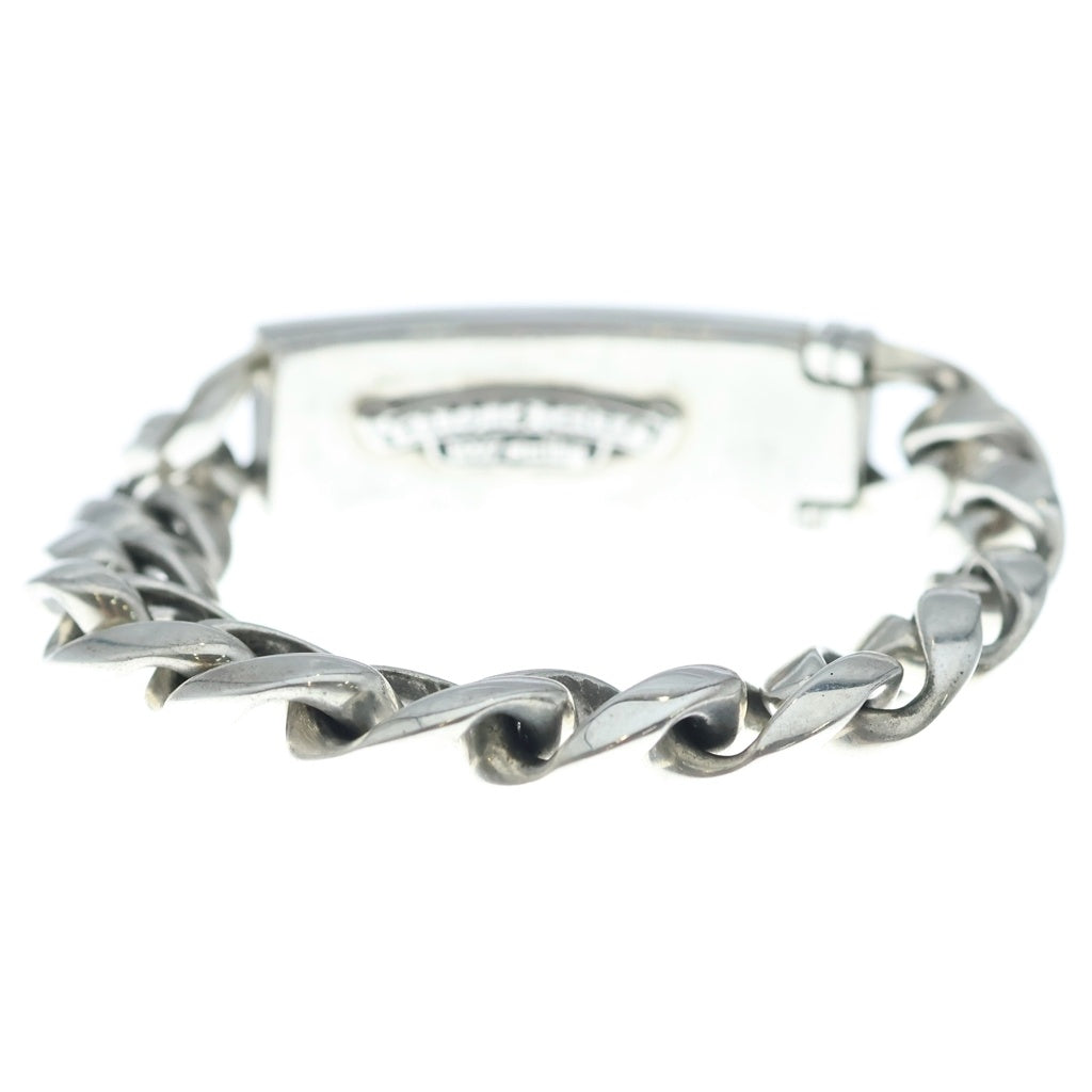 CHROME HEARTS(クロムハーツ) ID FLORAL CRS フローラルクロスIDクラシックリンク ブレスレット 12LINK シルバー