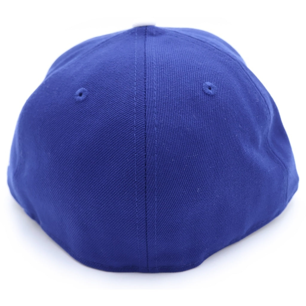 WTAPS(ダブルタップス) ×NEW ERA 59FIFTY ロゴ刺繍 ベースボールキャップ 帽子 ブルー