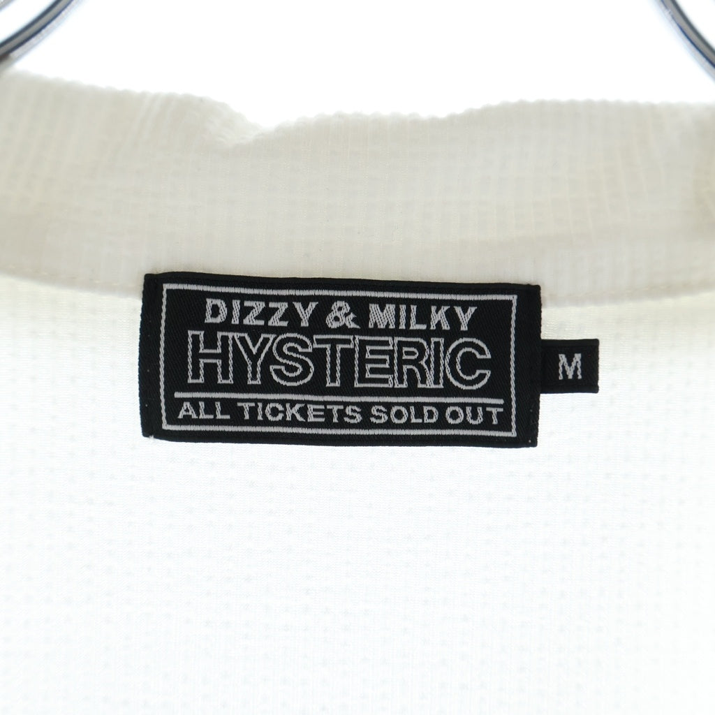 HYSTERIC GLAMOUR(ヒステリックグラマー) SEE NO EVIL バックプリント 半袖シャツ ホワイト