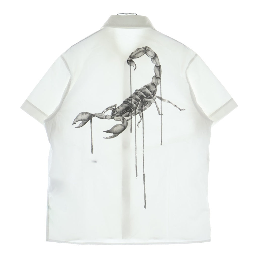OFF-WHITE(オフホワイト) OTHELOS SCORPION バックプリント 半袖シャツ ホワイト