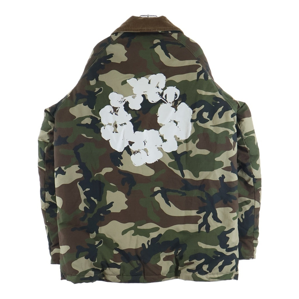 STUSSY(ステューシー) Ripstop Down Army Jacket バックプリント ダウンジャケット グリーン