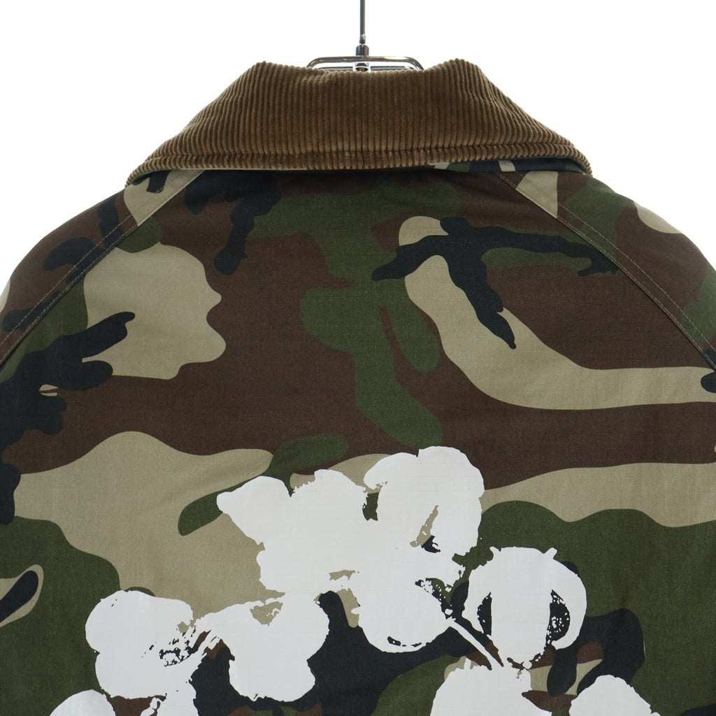 STUSSY(ステューシー) Ripstop Down Army Jacket バックプリント ダウンジャケット グリーン