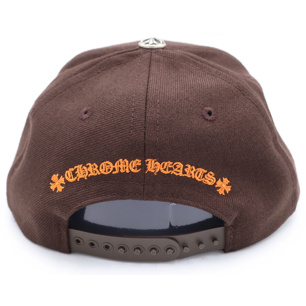 CHROME HEARTS(クロムハーツ) CH HAT CH刺繍 ベースボールキャップ 帽子 ブラウン