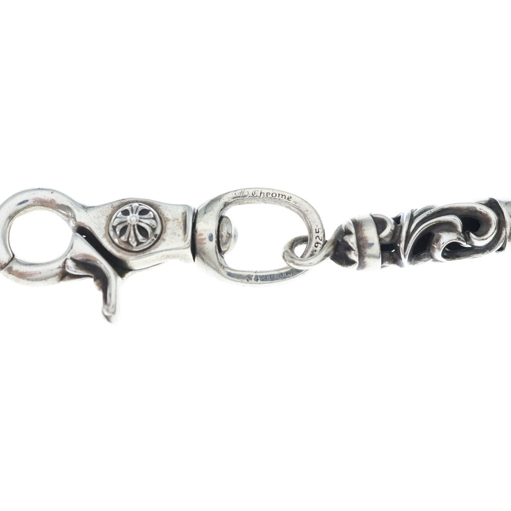 CHROME HEARTS(クロムハーツ) OLD ROLLER LONG-T 2クリップ9LINKロングローラー オールド ウォレットチェーン シルバー
