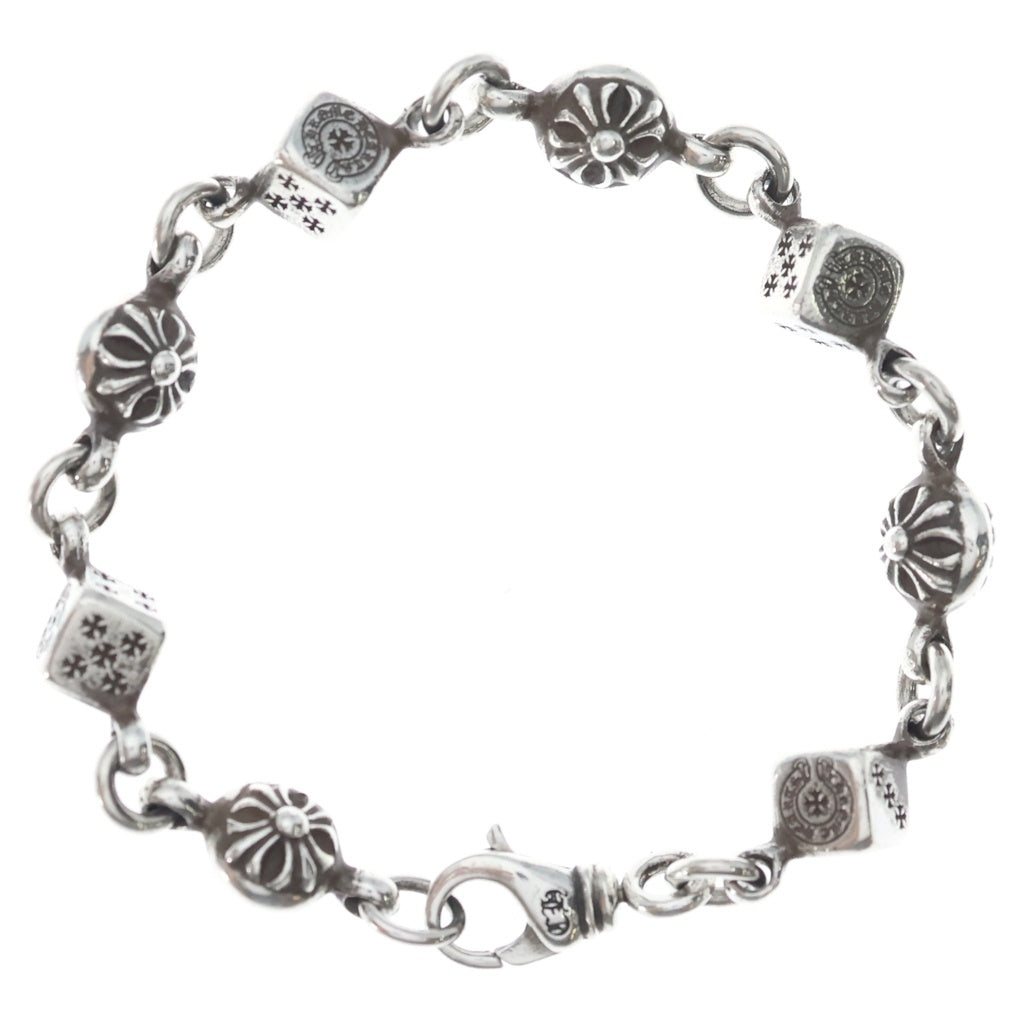 CHROME HEARTS(クロムハーツ) DICE NO1 CRSBL ダイスクロスボール ブレスレット シルバー