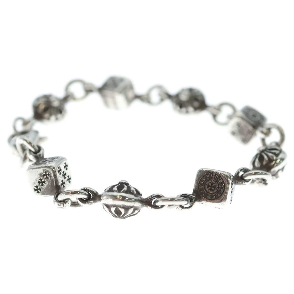 CHROME HEARTS(クロムハーツ) DICE NO1 CRSBL ダイスクロスボール ブレスレット シルバー