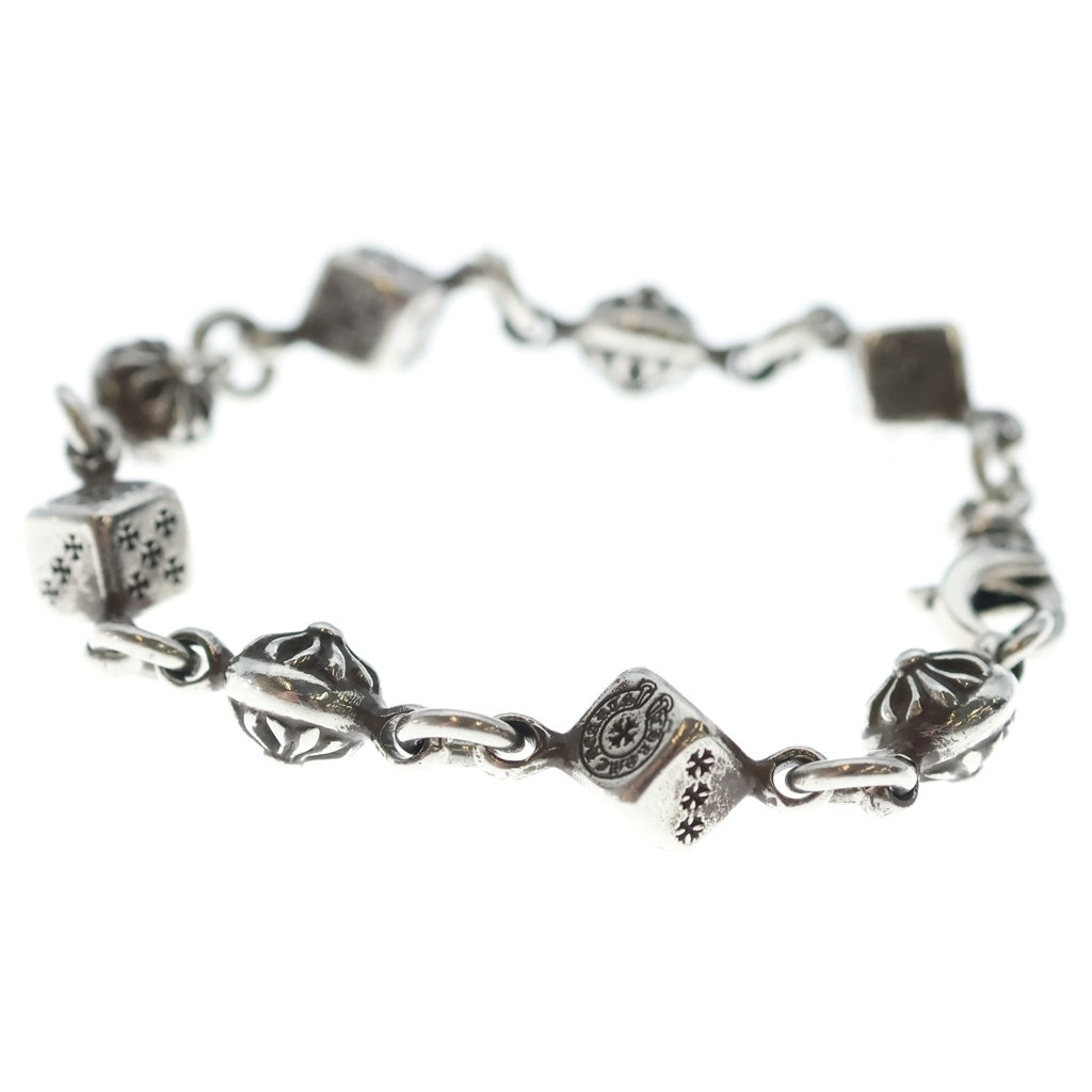 CHROME HEARTS(クロムハーツ) DICE NO1 CRSBL ダイスクロスボール ブレスレット シルバー