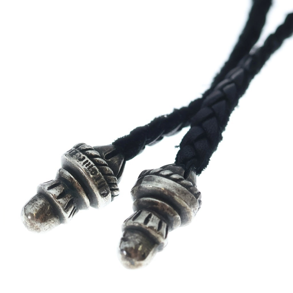 CHROME HEARTS(クロムハーツ) CH CRS SMLスモールCHクロス BC ボロチップブレイド ネックレス シルバー BCA220