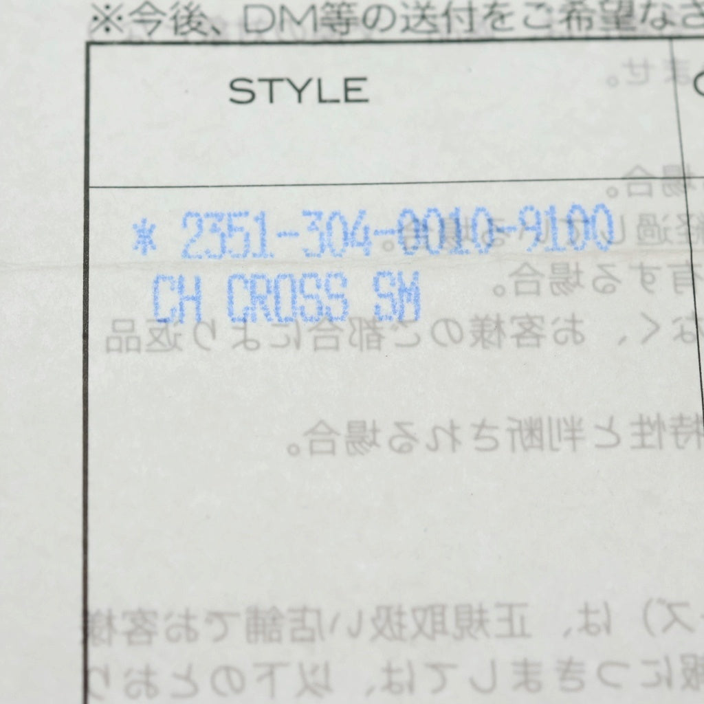 CHROME HEARTS(クロムハーツ) CH CRS SMLスモールCHクロス BC ボロチップブレイド ネックレス シルバー BCA220