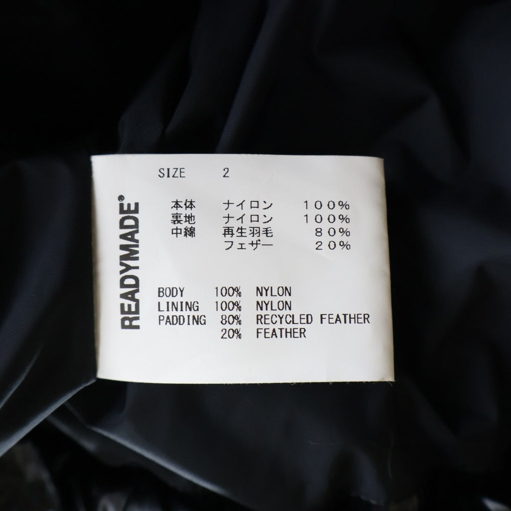 READY MADE(レディメイド) PUFFY DOWN JACKET パフダウン ジャケット RE NY BK 00 00 26