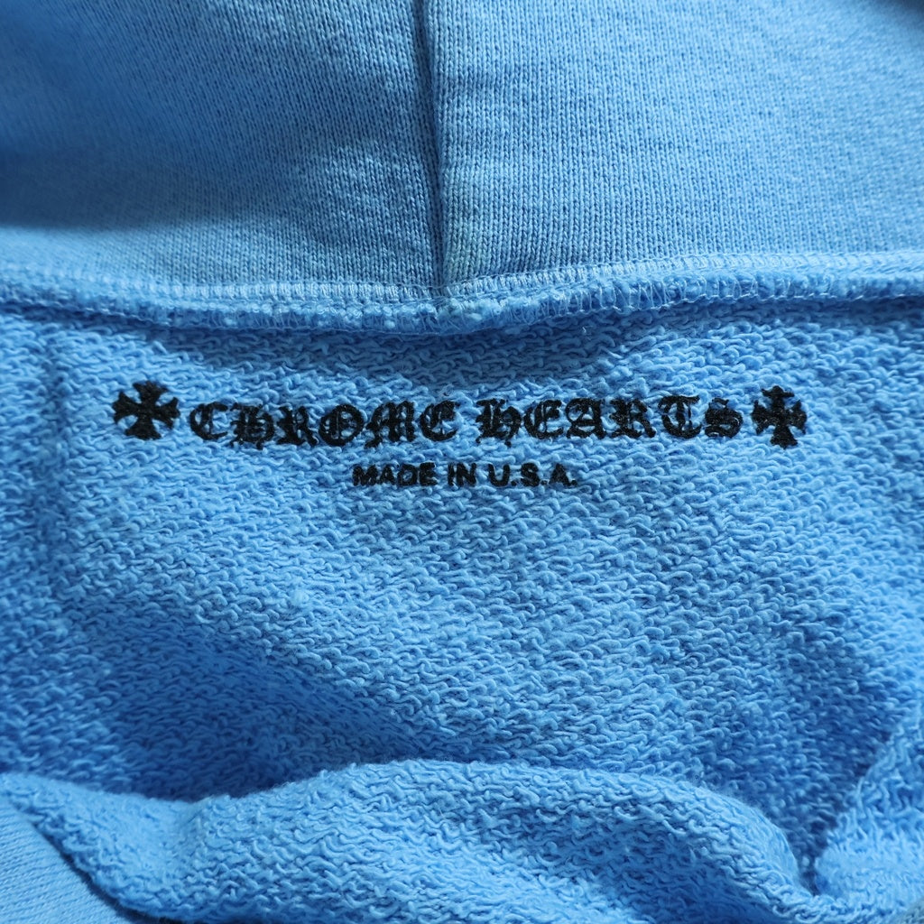 CHROME HEARTS(クロムハーツ) 24SS ×MATTY BOY BRAIN NEW PULLOVER HOODIE マッティボーイ ブレインニュー プリントフーディー プルオーバーパーカー ブルー