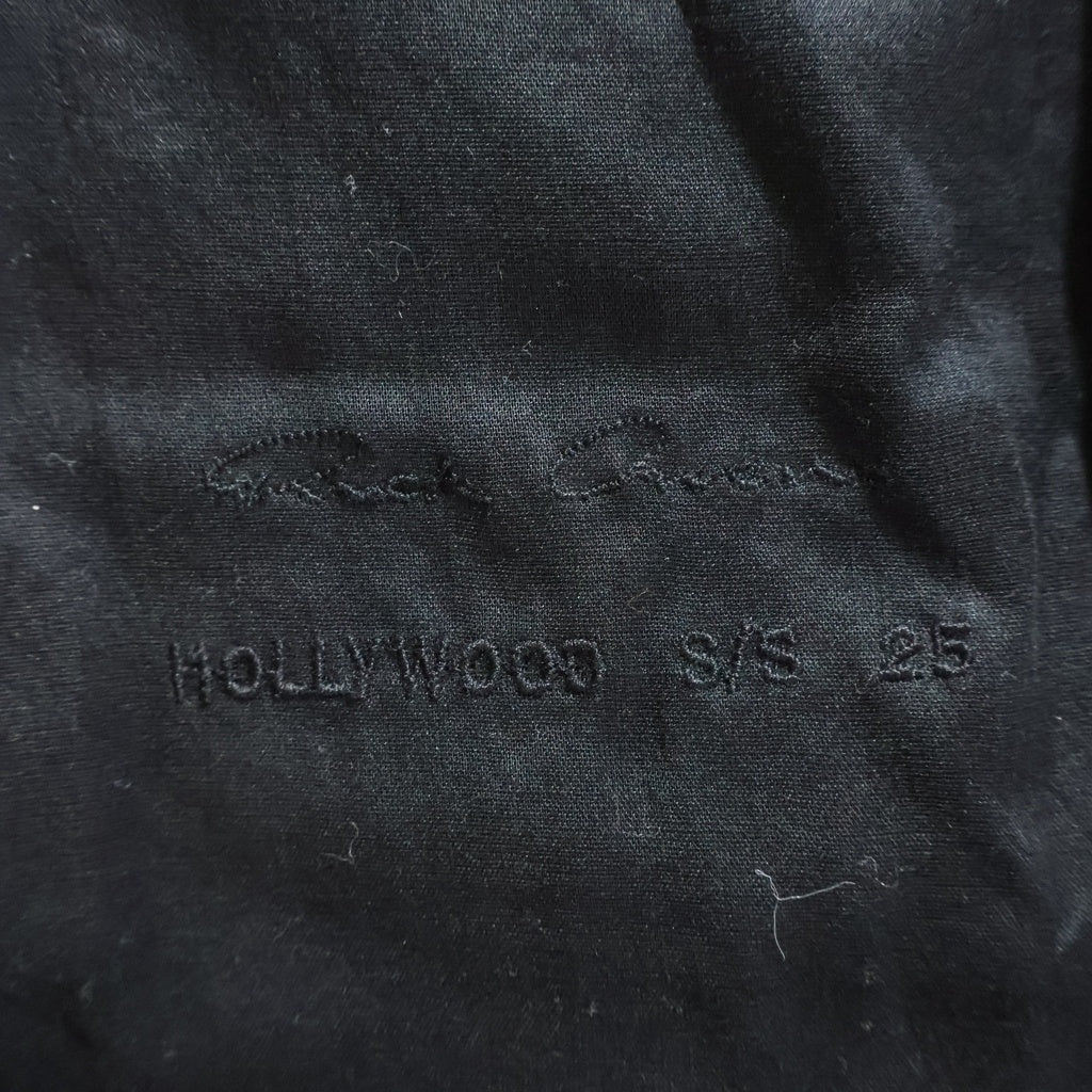 Rick Owens(リックオウエンス) 25SS LONG SLEEVED LEATHER JACKET ロングスリーブ レザー ジャケット ブラック RU01E5778-LTP