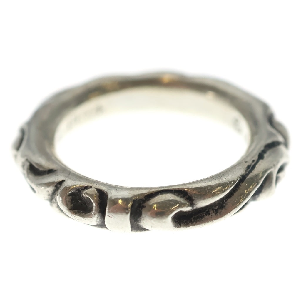 CHROME HEARTS(クロムハーツ) SCRL BAND スクロールバンド リング シルバー BCA351