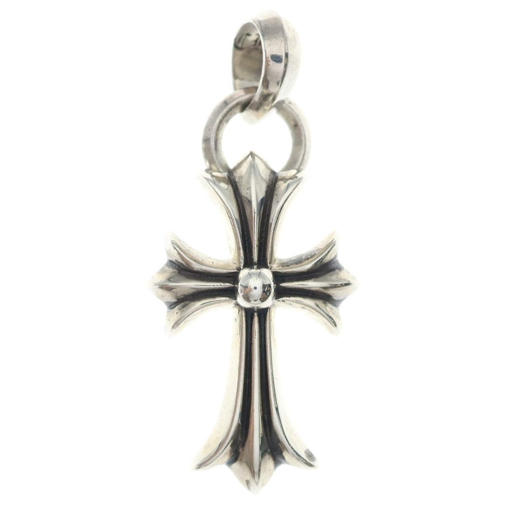 CHROME HEARTS(クロムハーツ) CH CRS SML W/BALE Wベイル スモールCHクロス ペンダントトップ シルバー BCA218