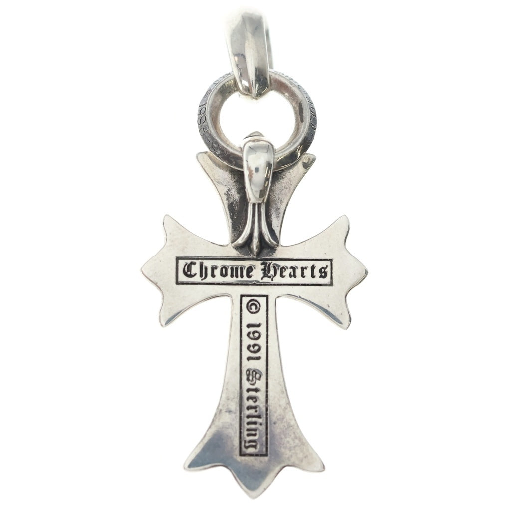 CHROME HEARTS(クロムハーツ) CH CRS SML W/BALE Wベイル スモールCHクロス ペンダントトップ シルバー BCA218