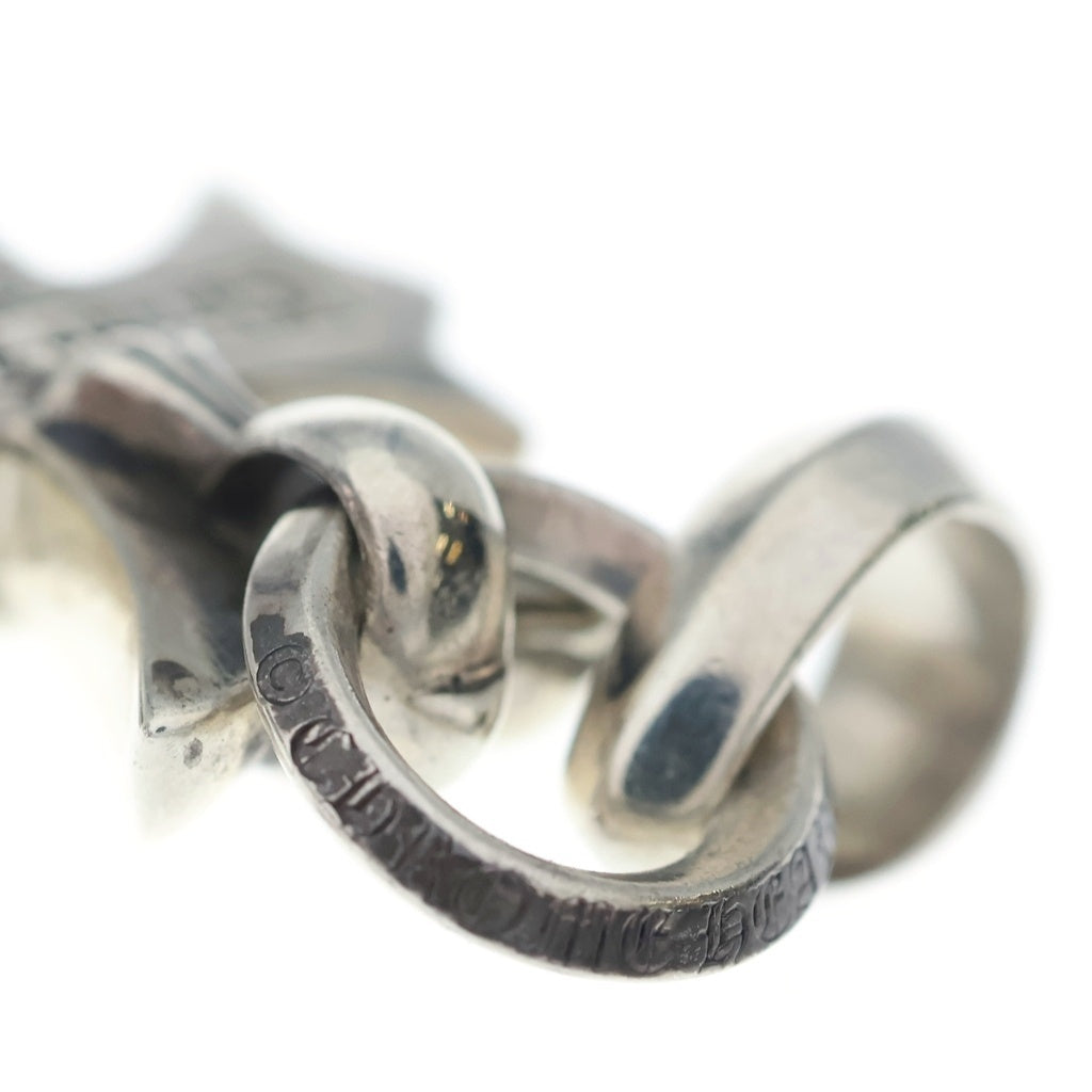 CHROME HEARTS(クロムハーツ) CH CRS SML W/BALE Wベイル スモールCHクロス ペンダントトップ シルバー BCA218