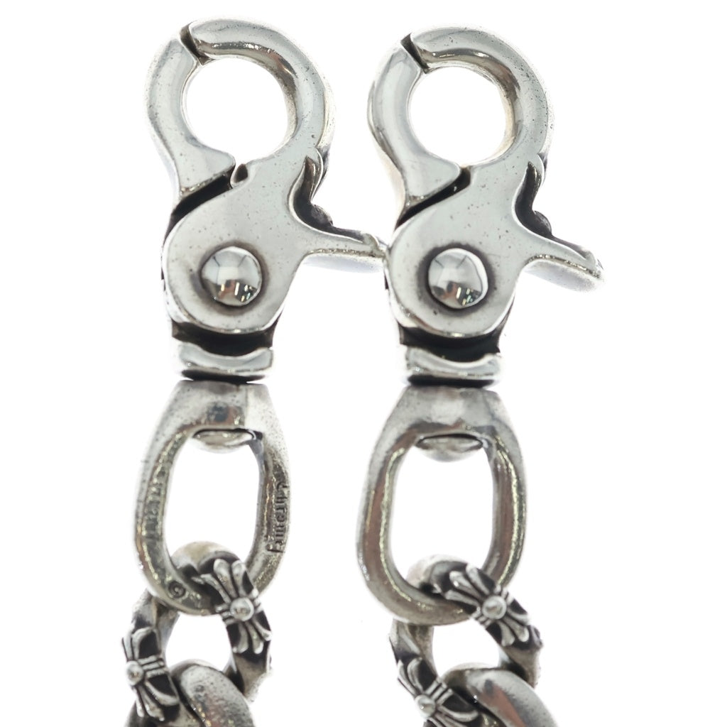 CHROME HEARTS(クロムハーツ) FANCY SHORT-T/2クリップショートファンシー ウォレットチェーン シルバー BCA077