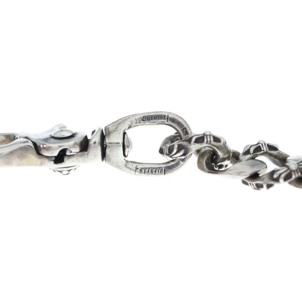 CHROME HEARTS(クロムハーツ) FANCY SHORT-T/2クリップショートファンシー ウォレットチェーン シルバー BCA077