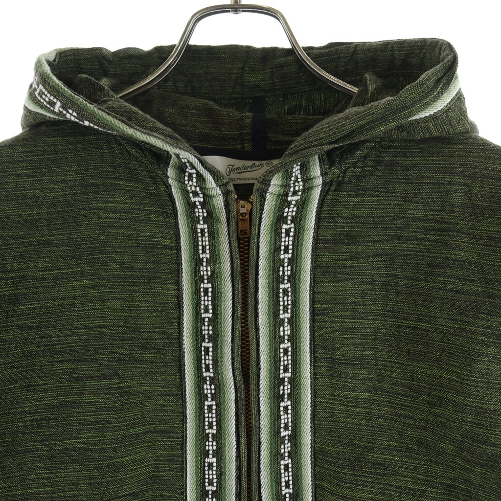 TENDERLOIN(テンダーロイン) T-BAJA PARKA ZIP JKT ジップアップパーカー グリーン