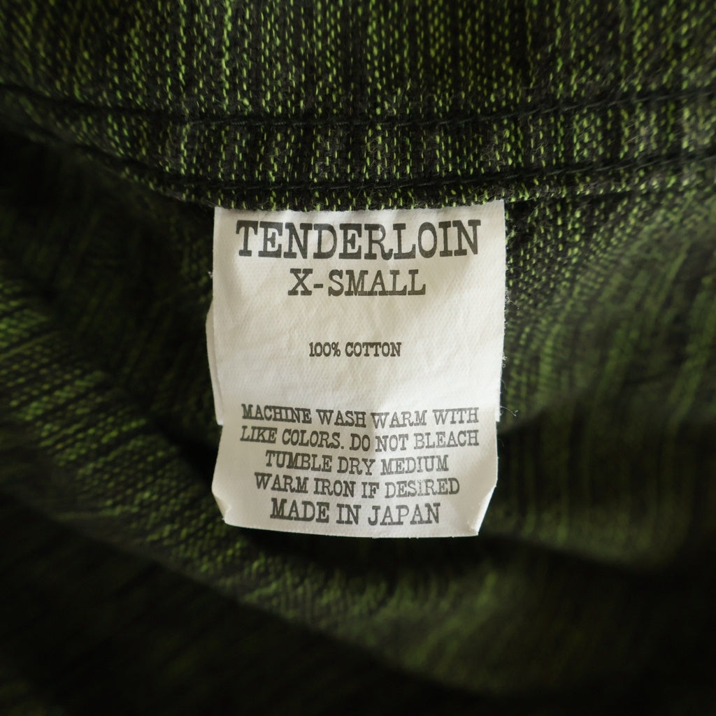 TENDERLOIN(テンダーロイン) T-BAJA PARKA ZIP JKT ジップアップパーカー グリーン