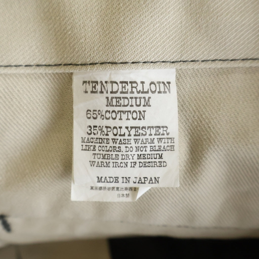 TENDERLOIN(テンダーロイン) ジップフライ ハーフパンツ グレー