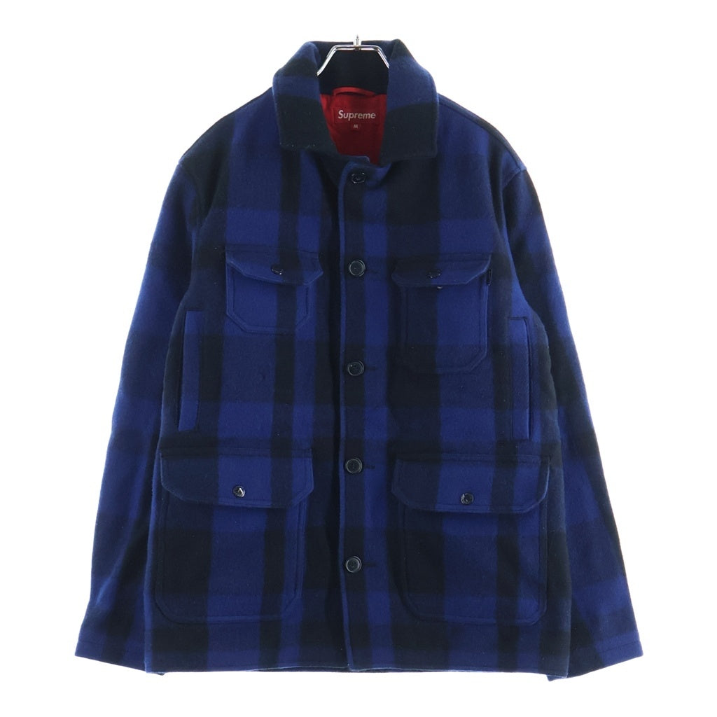 SUPREME(シュプリーム) 08AW Wool Cruiser Jacket ウールクルーザージャケット ブルー