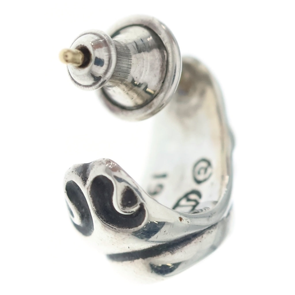 CHROME HEARTS(クロムハーツ) CARVED TEARDROP カーブドティアドロップ ピアス シルバー BCA091