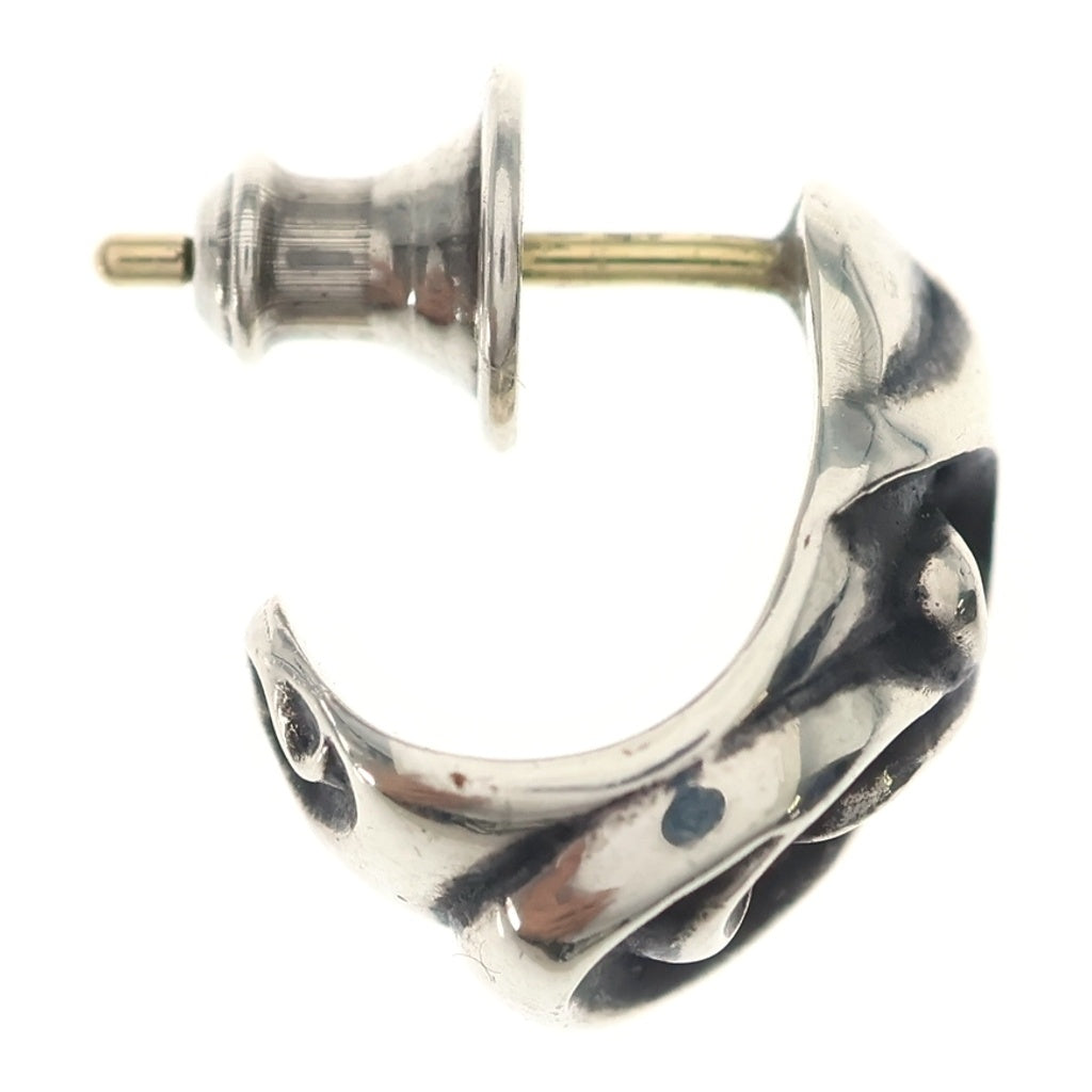 CHROME HEARTS(クロムハーツ) CARVED TEARDROP カーブドティアドロップ ピアス シルバー BCA091
