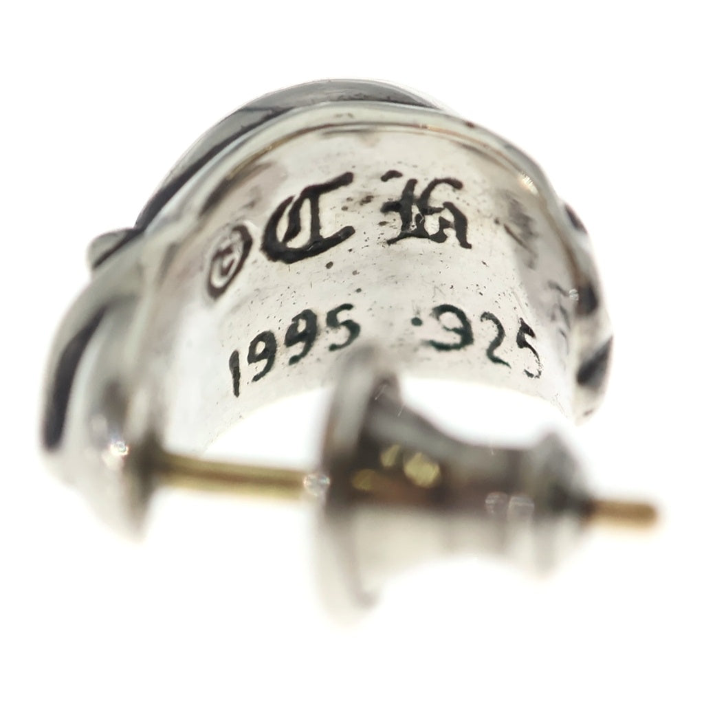 CHROME HEARTS(クロムハーツ) CARVED TEARDROP カーブドティアドロップ ピアス シルバー BCA091