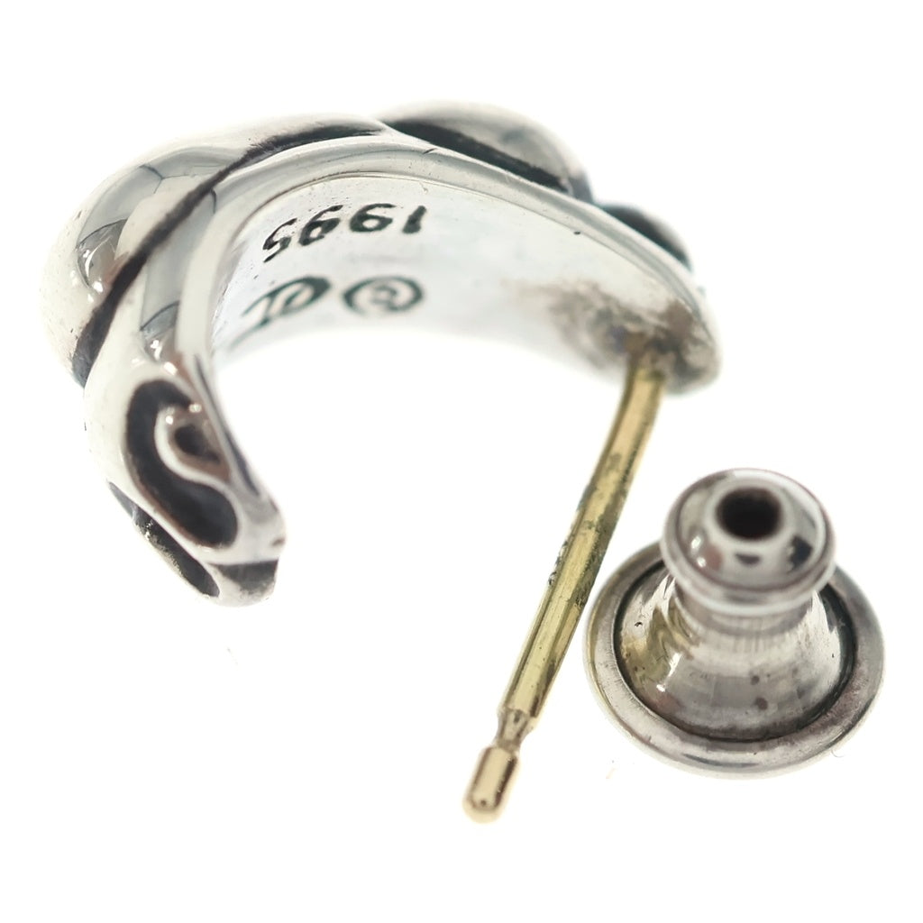 CHROME HEARTS(クロムハーツ) CARVED TEARDROP カーブドティアドロップ ピアス シルバー BCA091