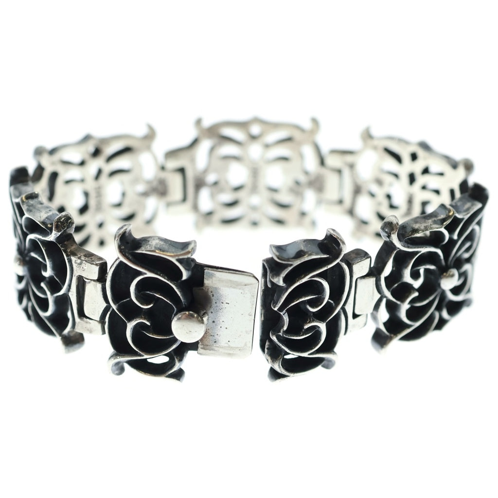 CHROME HEARTS(クロムハーツ) 5LINK WIDE SPIDER LINK ワイドスパイダーリンク ブレスレット シルバー