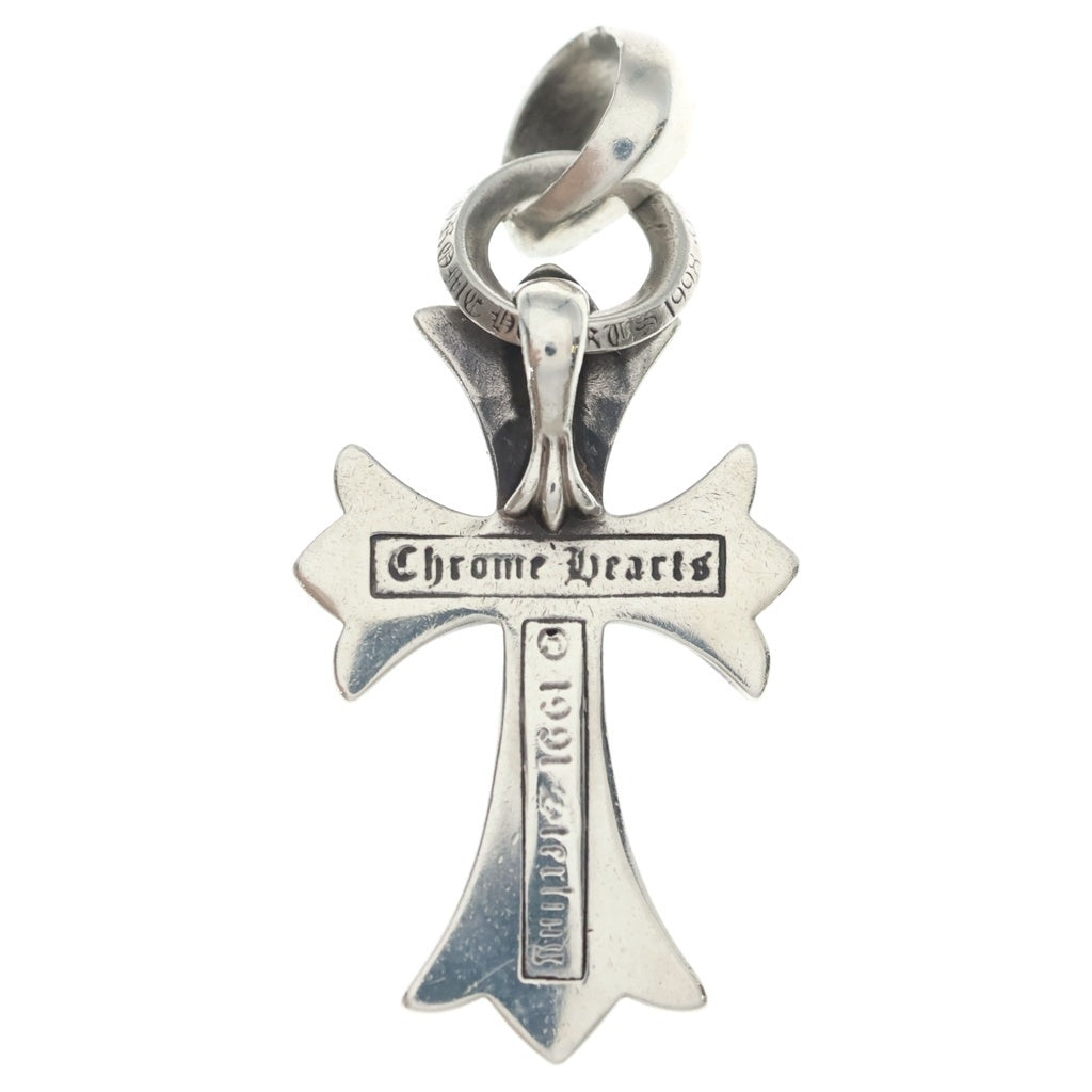CHROME HEARTS(クロムハーツ) CH CRS SML W/BALE Wベイル スモールCHクロス ペンダントトップ シルバー BCA218