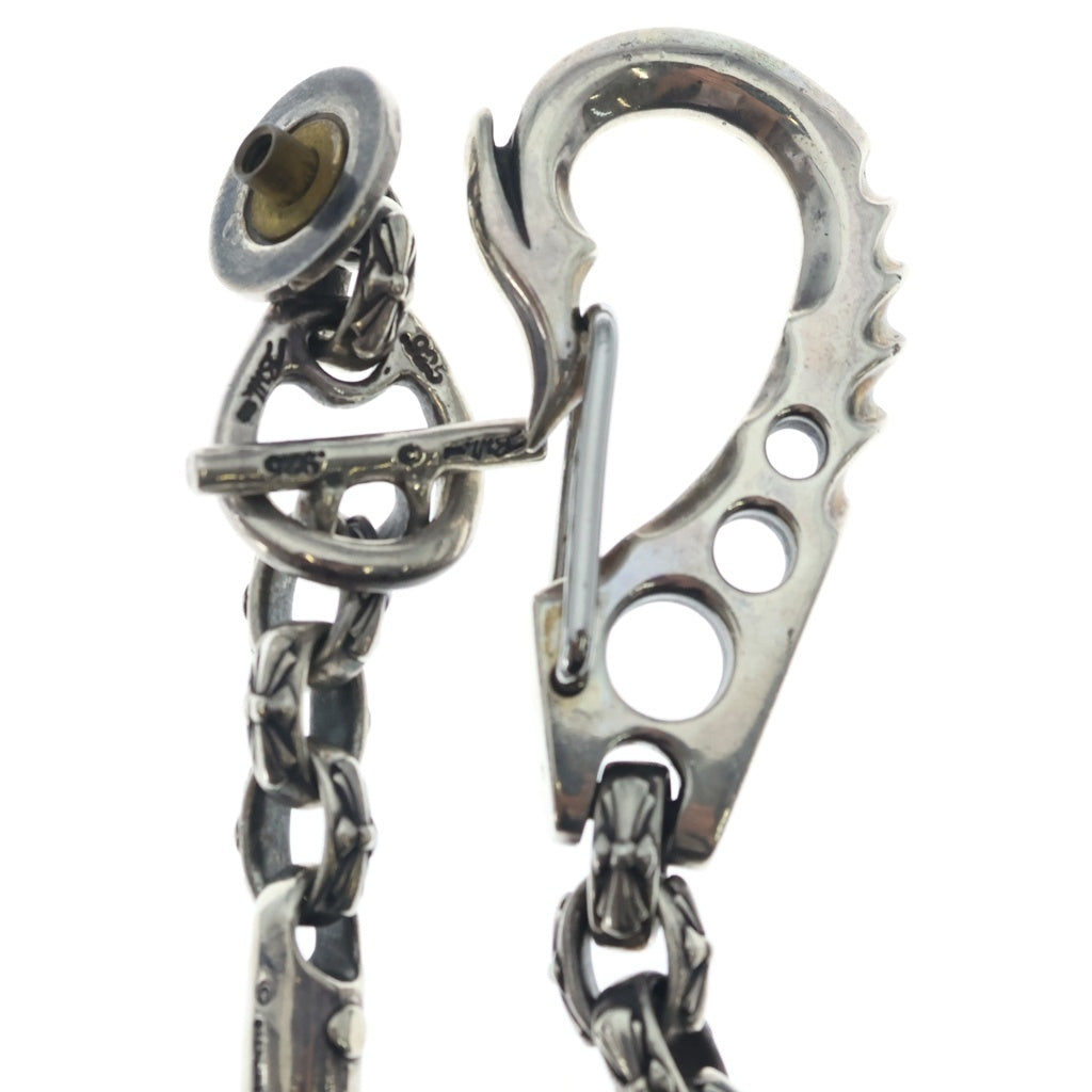 Bill Wall Leather/BWL(ビルウォールレザー) FISH HOOK CROSS CHAIN フィッシュ フック クロスリンク ウォレットチェーン シルバー