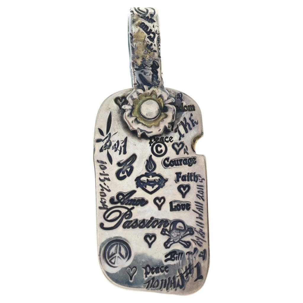 Bill Wall Leather/BWL(ビルウォールレザー) CUSTOM DOG TAG カスタム ドッグタグ ペンダントトップ シルバー
