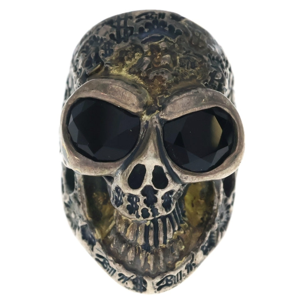 Bill Wall Leather/BWL(ビルウォールレザー) SKULL RING スカルリング シルバー/ブラック