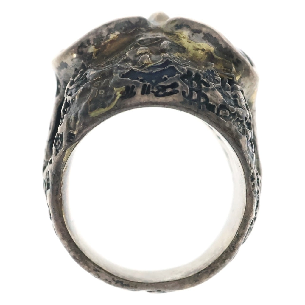Bill Wall Leather/BWL(ビルウォールレザー) SKULL RING スカルリング シルバー/ブラック