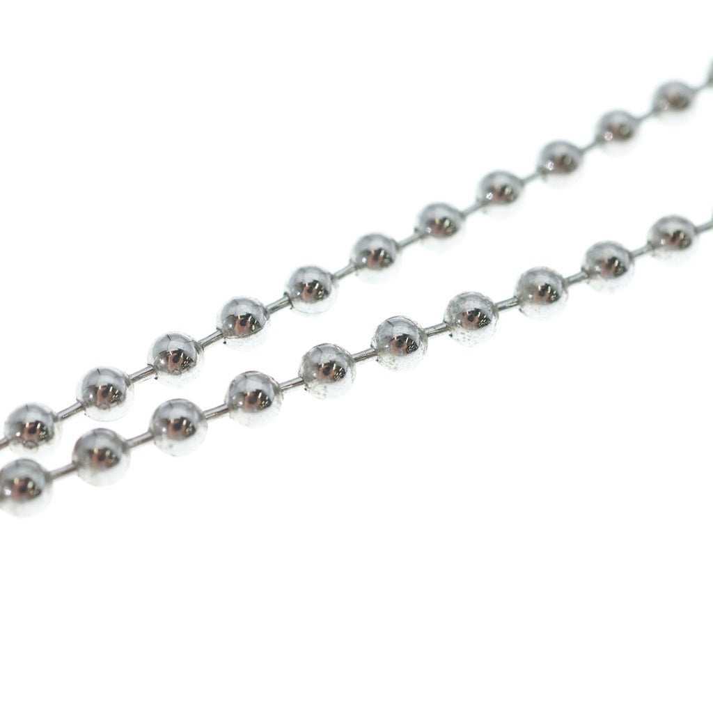Bill Wall Leather/BWL(ビルウォールレザー) BALL CHAIN SKULL BONE ボールチェーン スカルボーン ネックレスチェーン シルバー