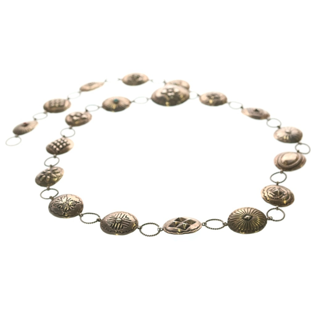 INDIAN JEWELRY(インディアンジュエリー) レイトレイシー コンチョ ベルト シルバー レディース