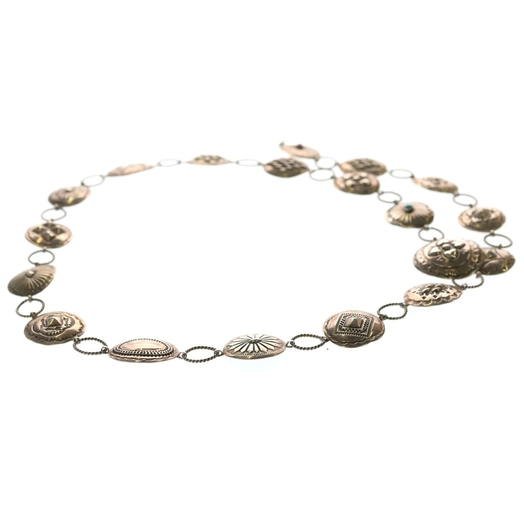 INDIAN JEWELRY(インディアンジュエリー) レイトレイシー コンチョ ベルト シルバー レディース