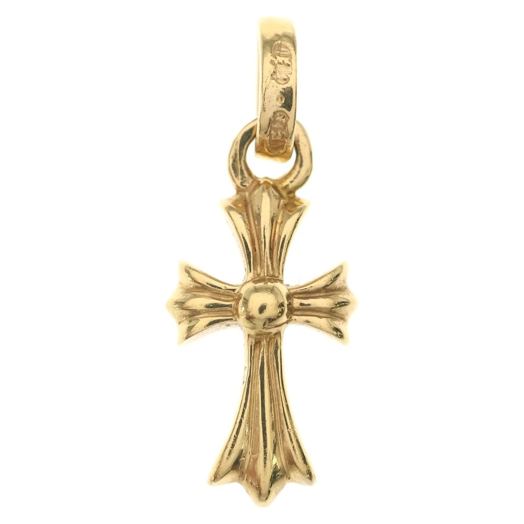CHROME HEARTS(クロムハーツ) 22K CRS BBYFAT AFTER DMND ベイビーファット アフターPAVEダイヤ チャーム ネックレストップ ゴールド